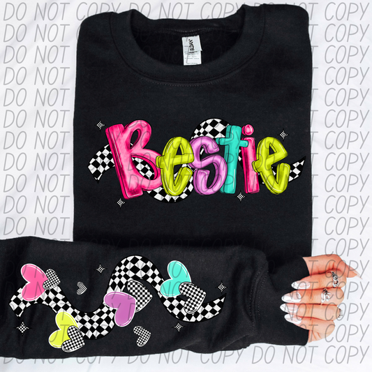 Bestie Bright Checker DTF Transfer