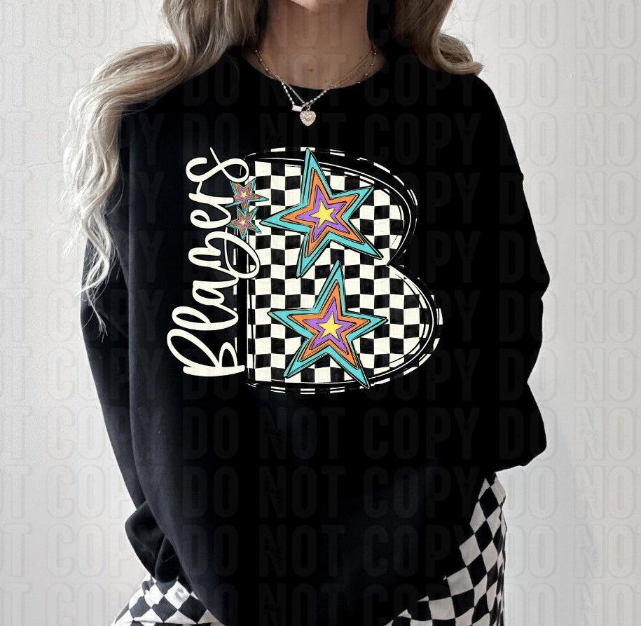 Blazers - Pop Star Mascot DTF Transfer