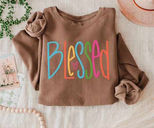 Blessed Lettering DTF Transfer