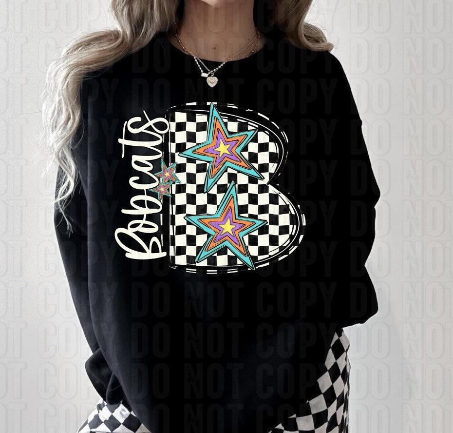 Bobcats - Pop Star Mascot DTF Transfer