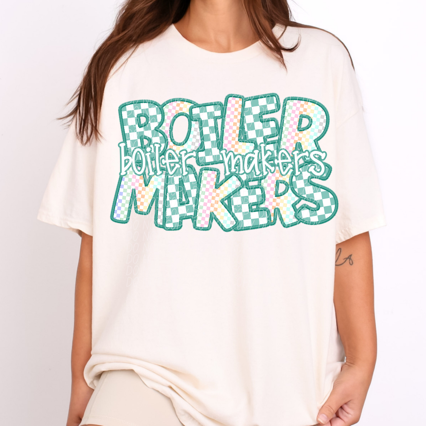 BOILERMAKERS CS Checker Mascot DTF Transfer