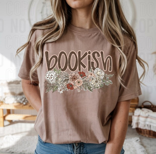 Bookish Vintage Floral Name DTF Transfer