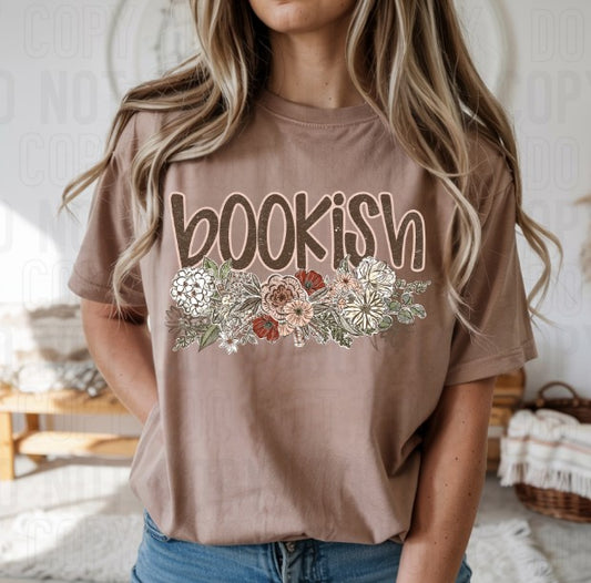 Bookish Vintage Floral Name DTF Transfer