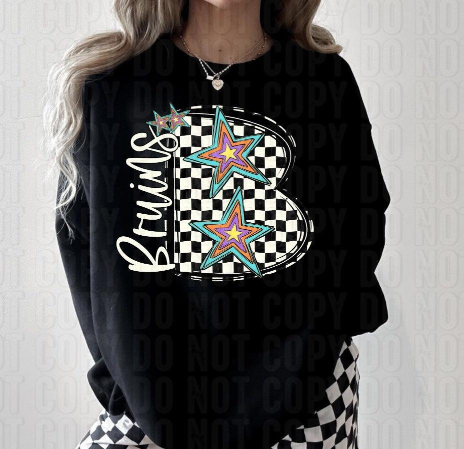 Bruins - Pop Star Mascot DTF Transfer