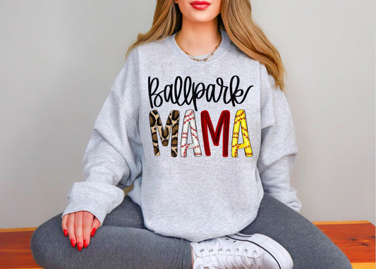 Ball Park Mama DTF Transfer