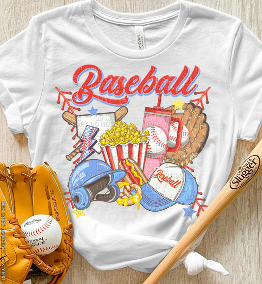 Baseball Sports DTF Transfer