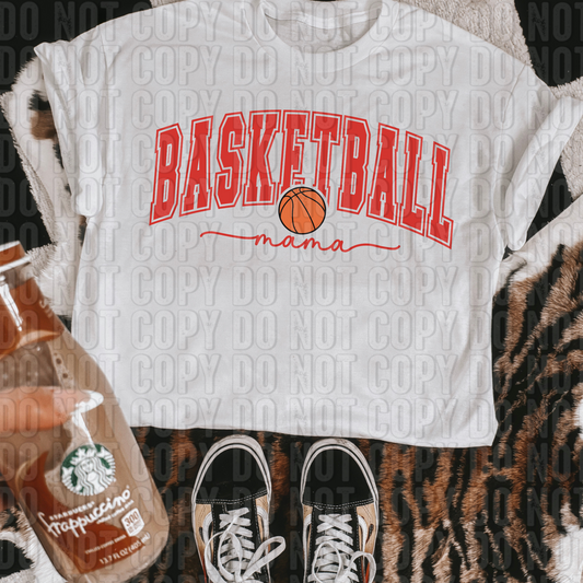 Basketball Mama Red DTF Transfer