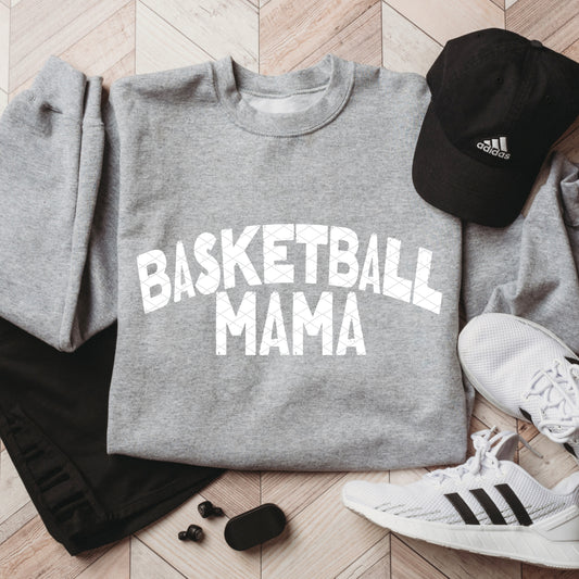 Basketball Mama White Font DTF Transfer