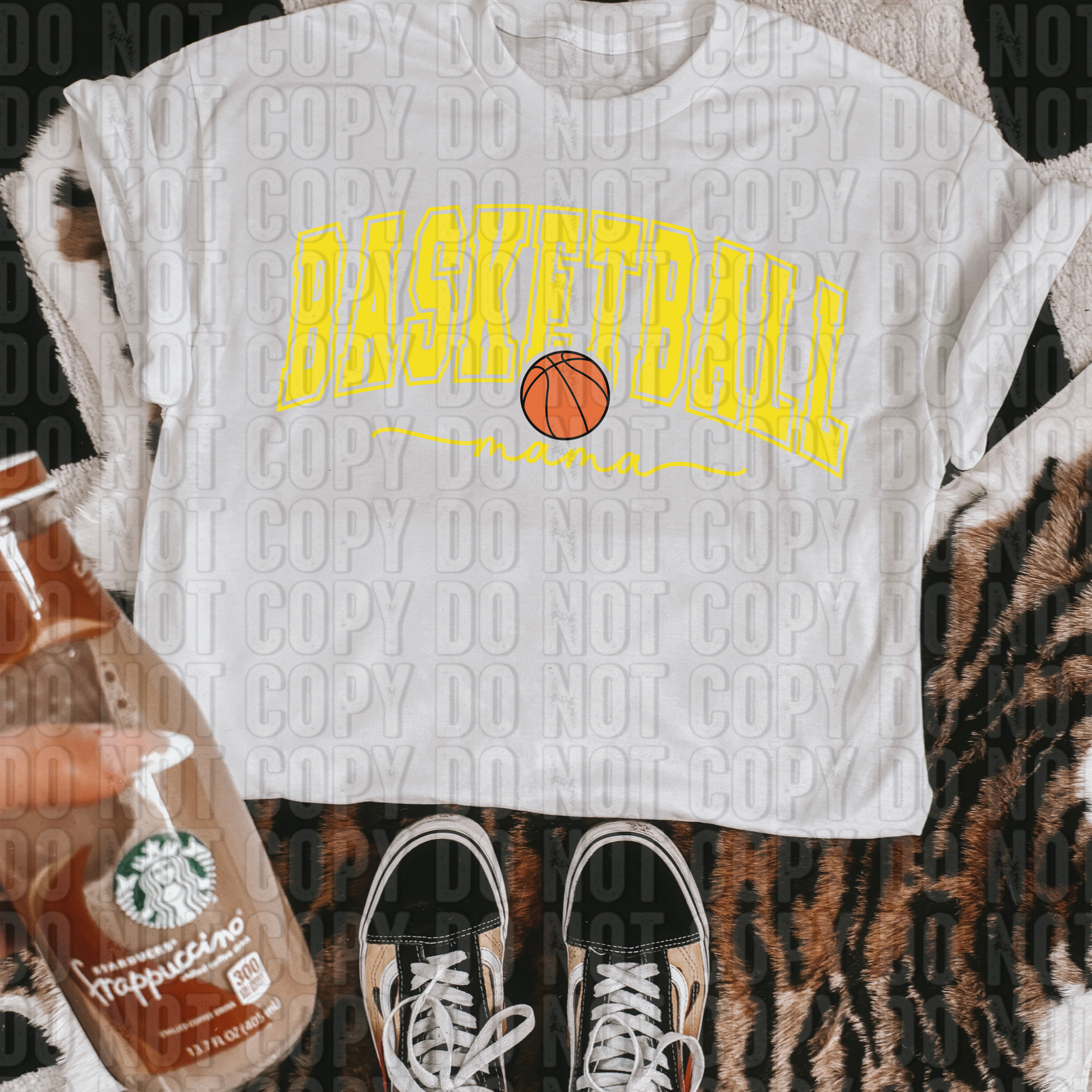 Basketball Mama Yellow DTF Transfer