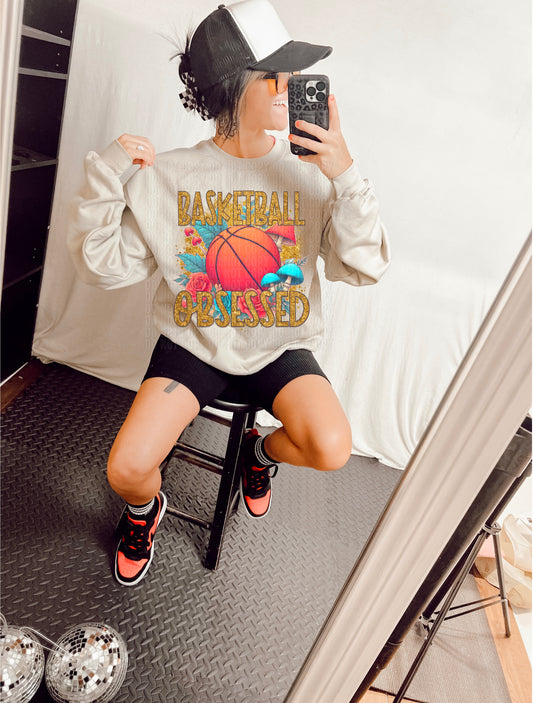 Basketball Obsessed DTF Transfer