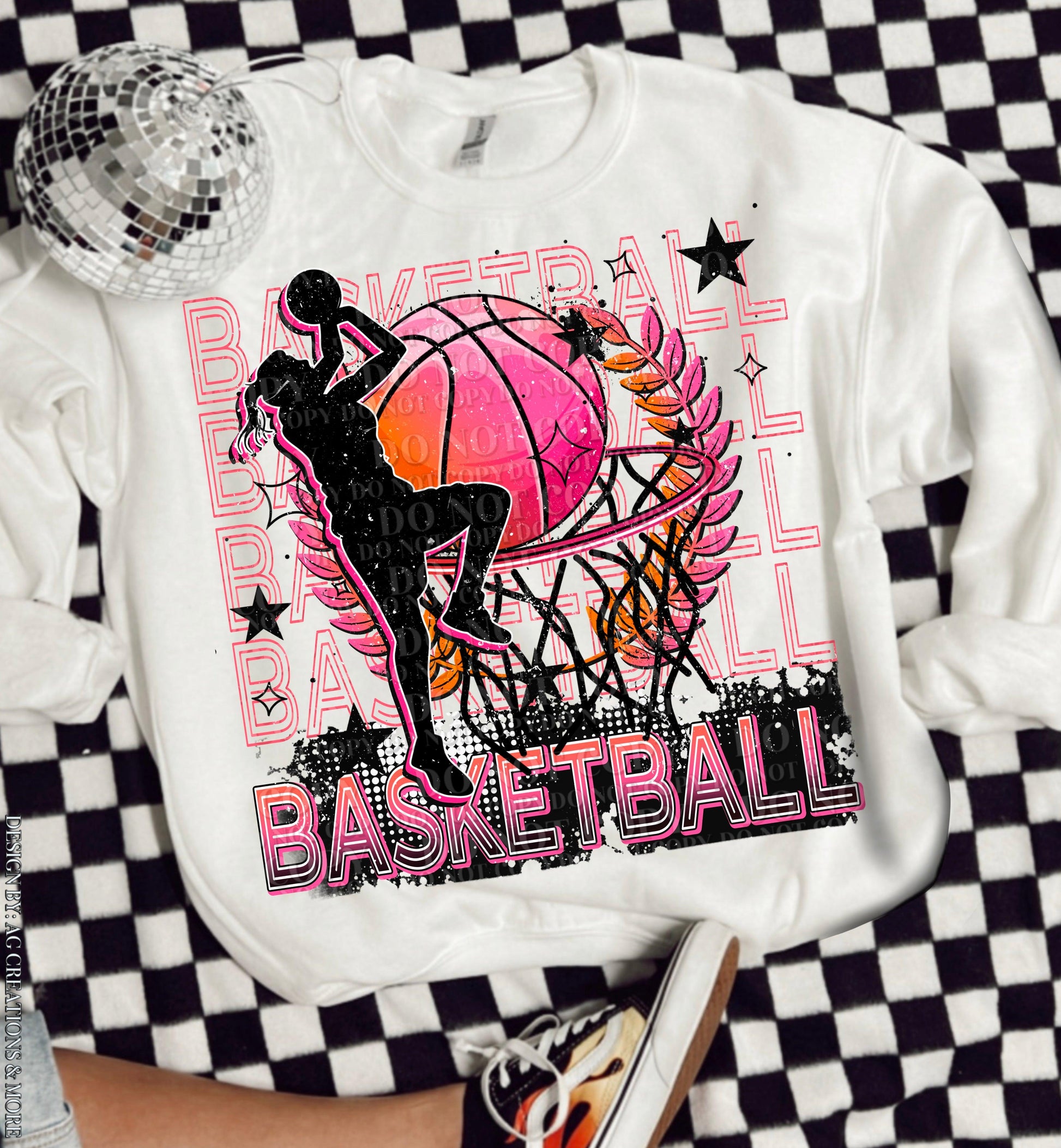 Basketball Girl DTF Transfer