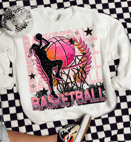 Basketball Girl DTF Transfer