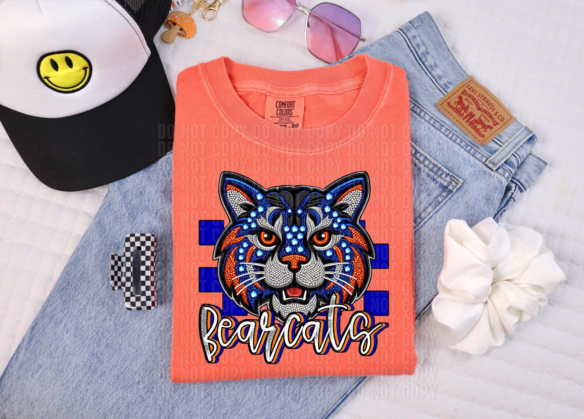 Rhinestone Colorful Mascots DTF Transfer