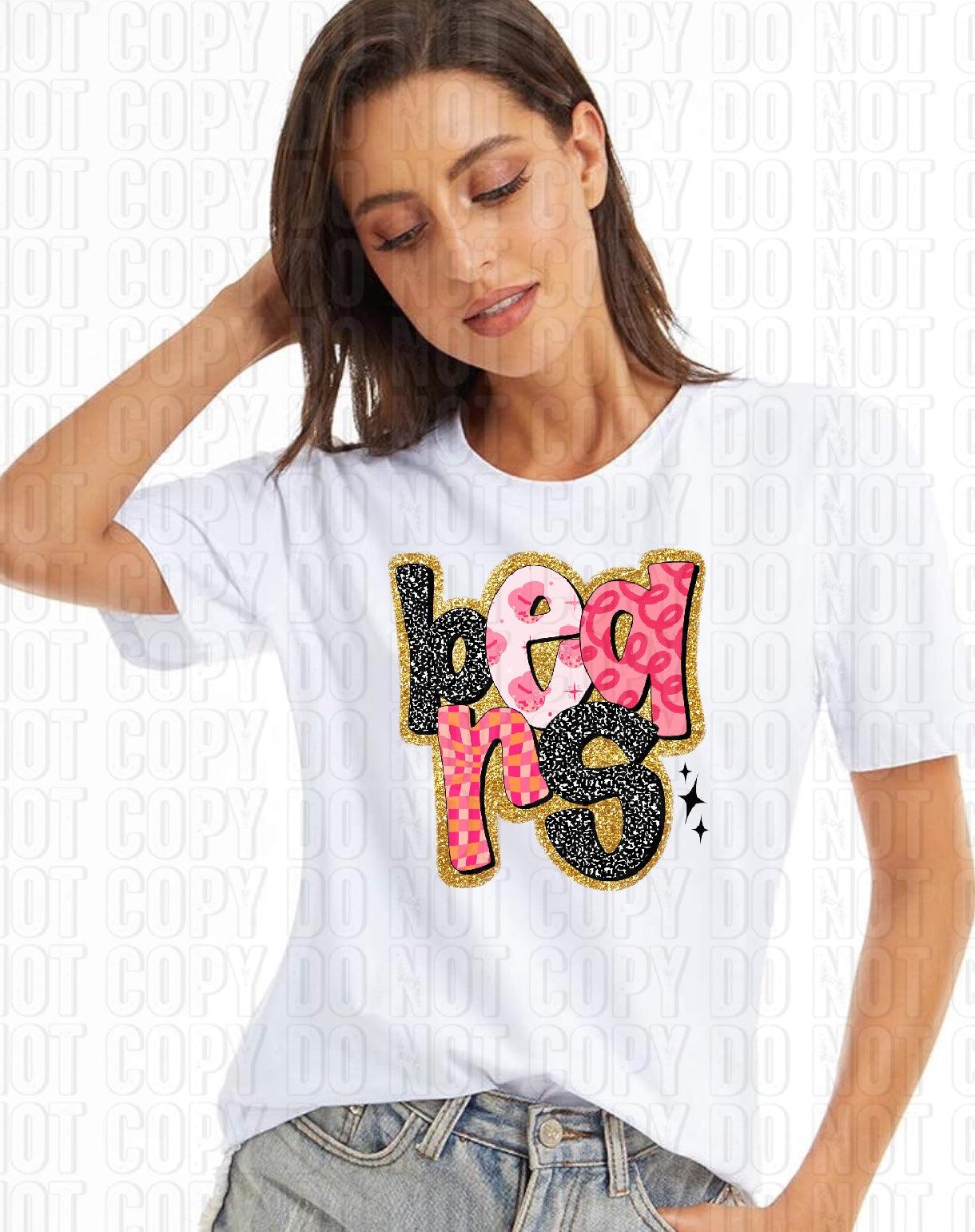 Retro Pink Mascots DTF Transfer