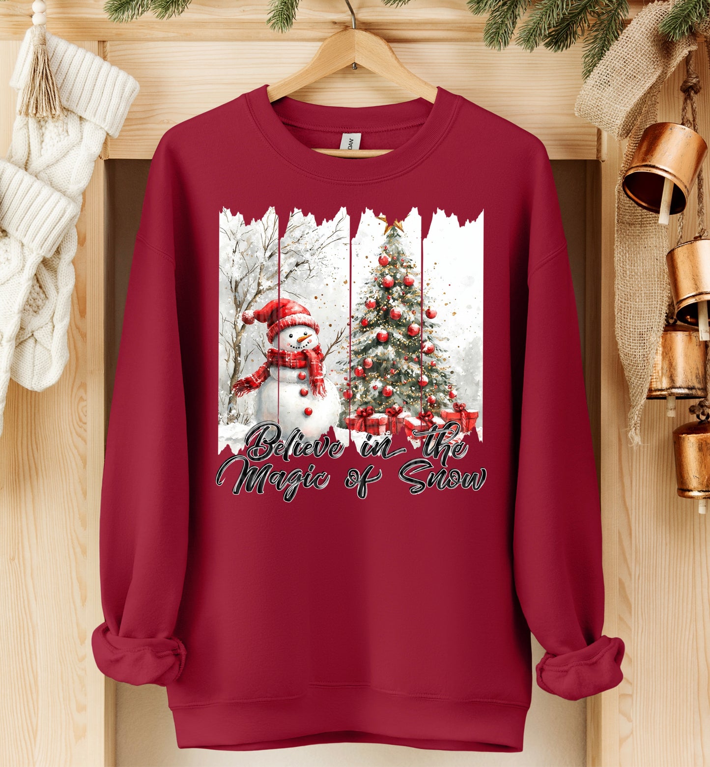 Believe In The Magic Of Snow DTF Transfer