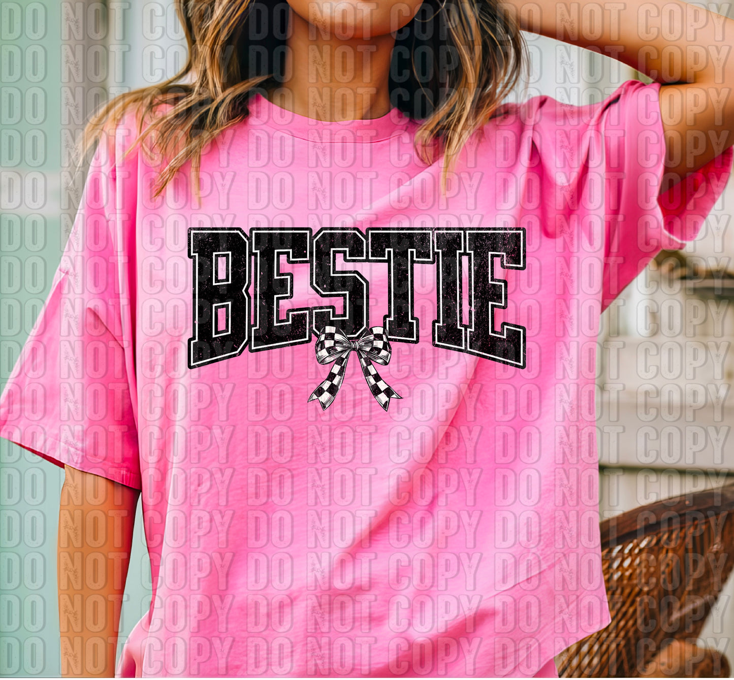 Bestie Grunge Coquette DTF Transfer