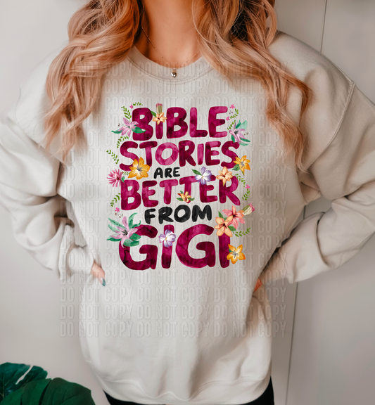 Bible Stories Are Better From Gigi DTF Transfer