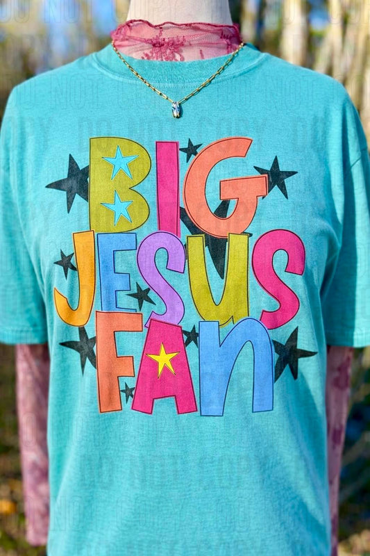 Big Jesus Fan DTF Transfer