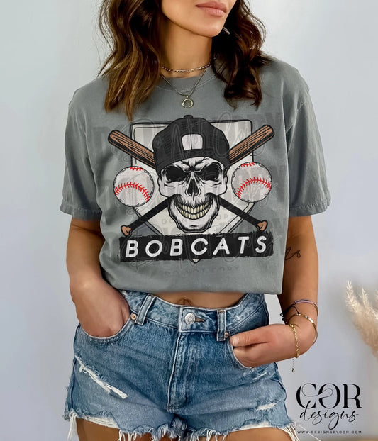 Bobcats Black DTF Transfer