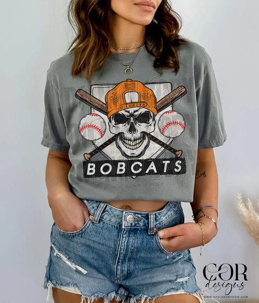 Bobcats Orange DTF Transfer