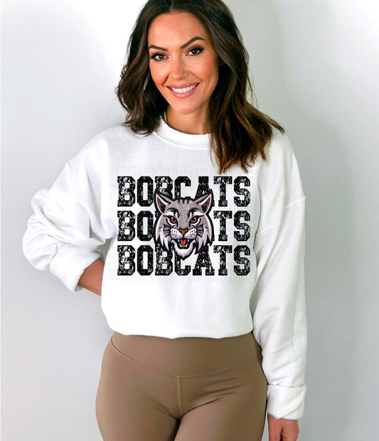 Bobcats Stacked DTF Transfer