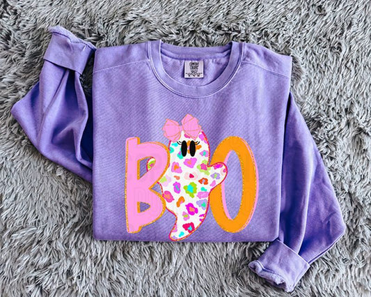 Boo Bright Ghost DTF Transfer