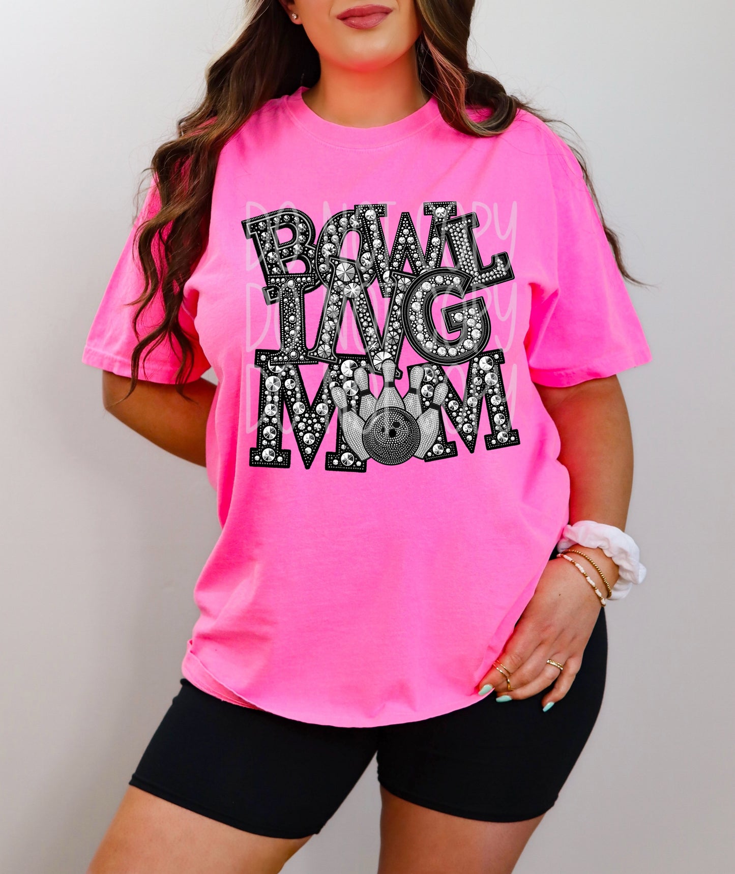 Rhinestone Sporty Mom DTF Transfer