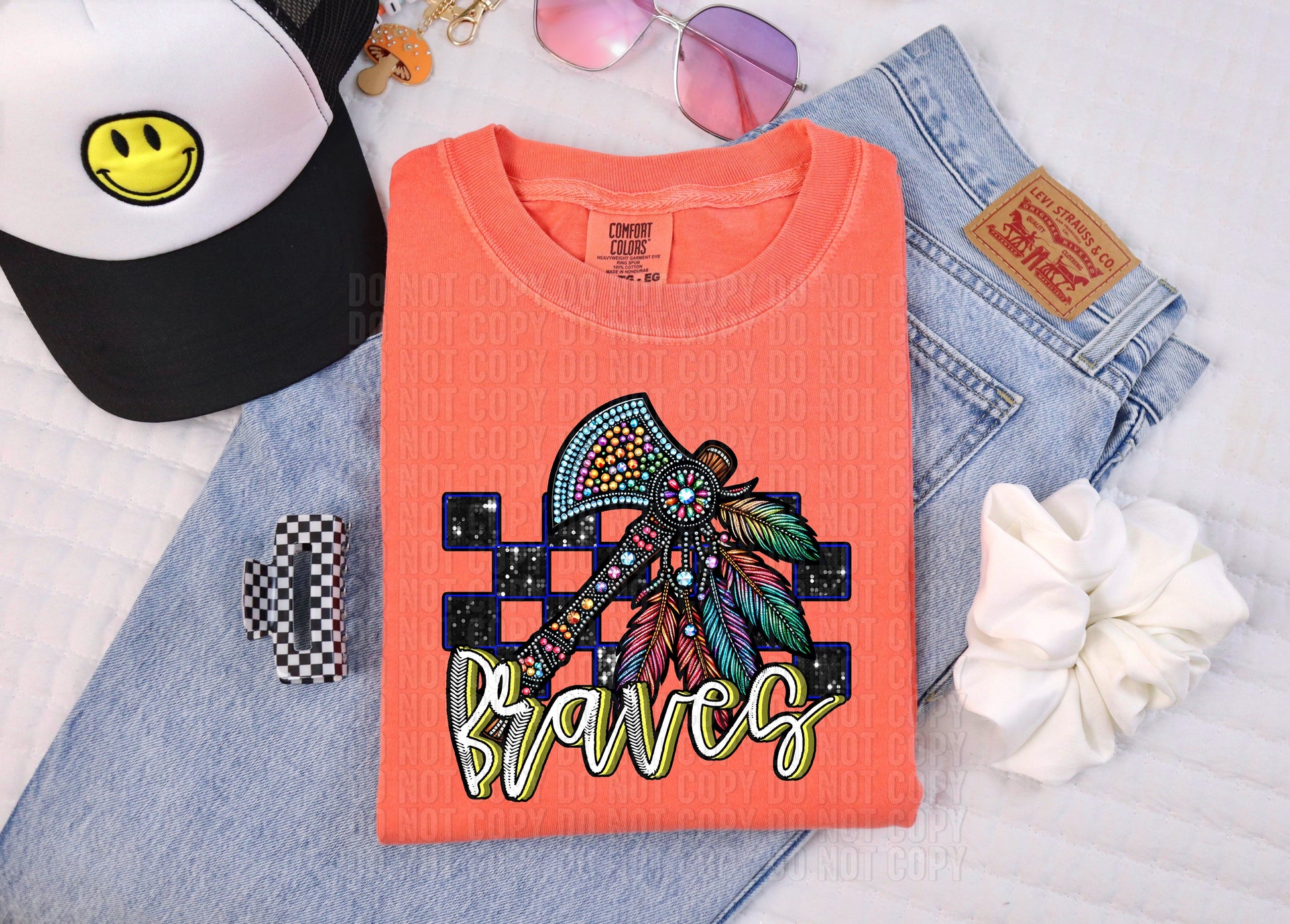 Rhinestone Colorful Mascots DTF Transfer