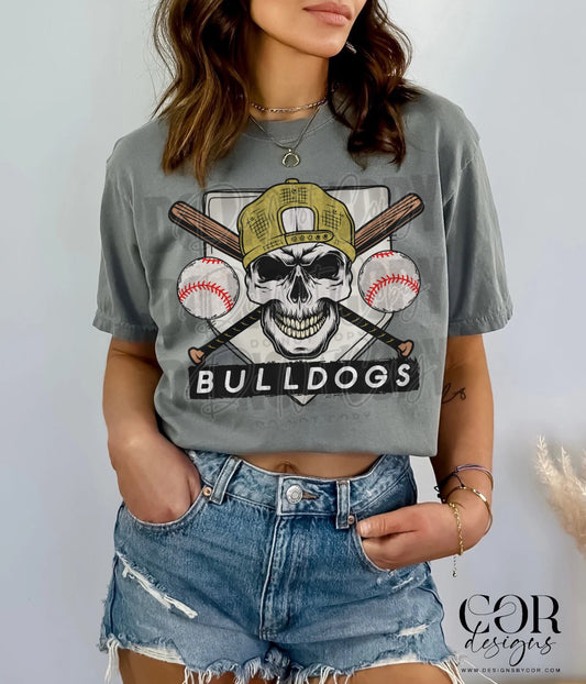 Bulldogs Vegas Gold DTF Transfer