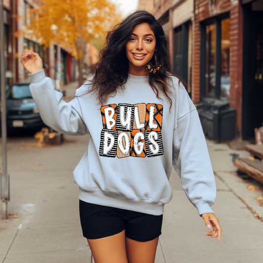 Bulldogs Boxy Basketball DTF Transfer