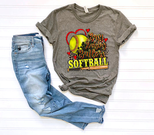 Busy Raising Ballers Softball DTF Transfer