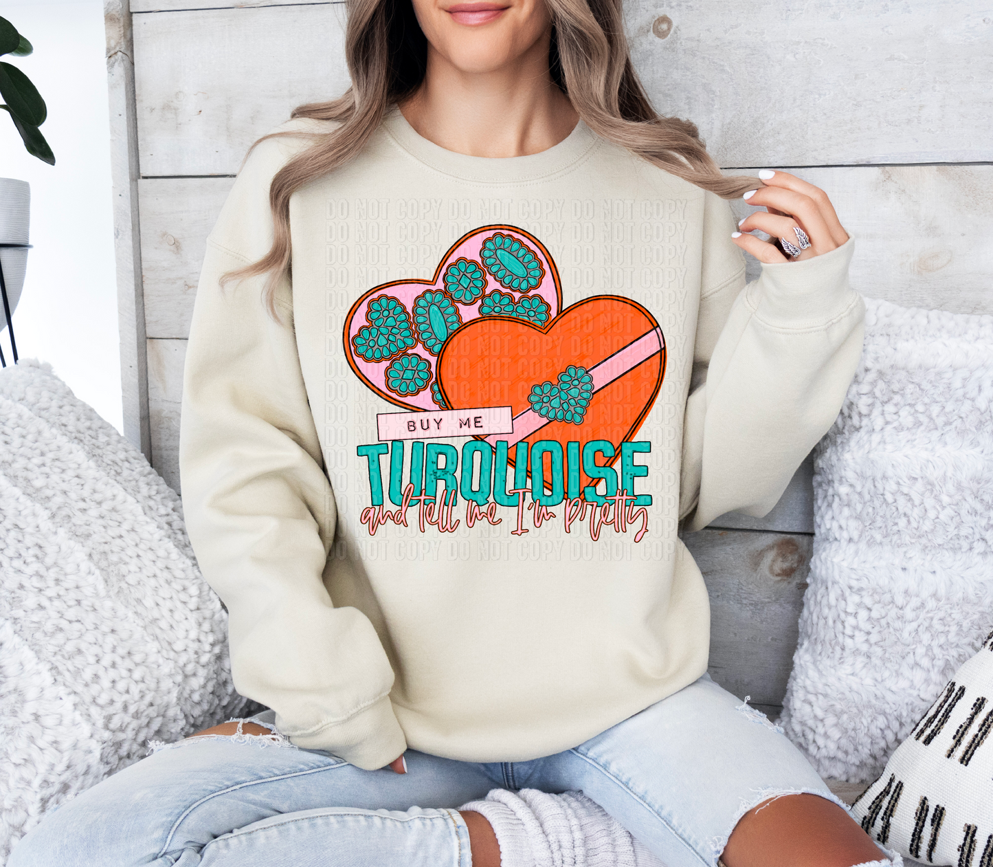 Buy Me Turquoise DTF Transfer