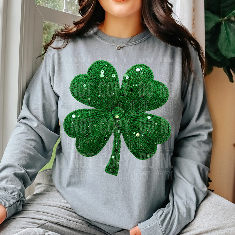 Clover Yarn Faux DTF Transfer