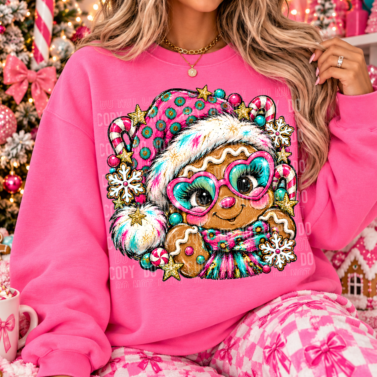 Colorful Gingerbread DTF Transfer