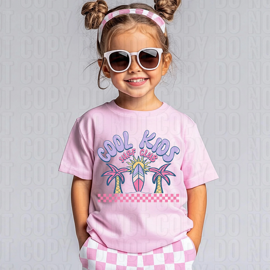 Cool Kids Surf Club Girl DTF Transfer