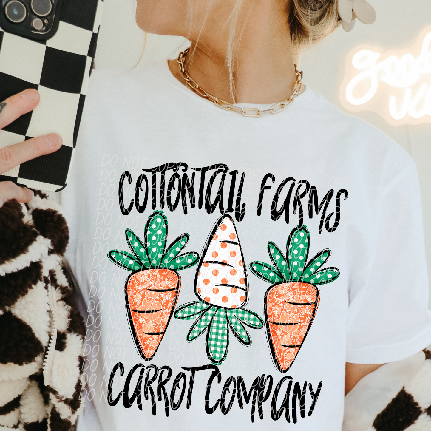 Cottontail Carrot Company DTF Transfer