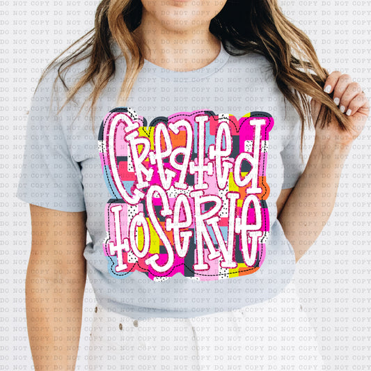 Created To Serve DTF Transfer
