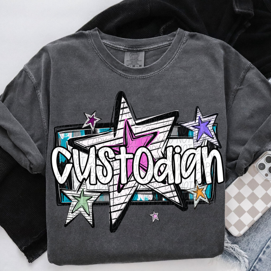 CUSTODIAN CS Bright Stars DTF Transfer