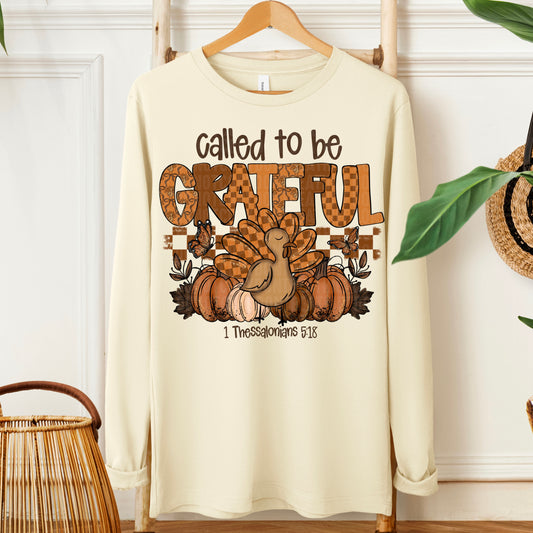 Called To Be Grateful DTF Transfer