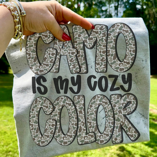 Camo Is My Cozy Color DTF Transfer