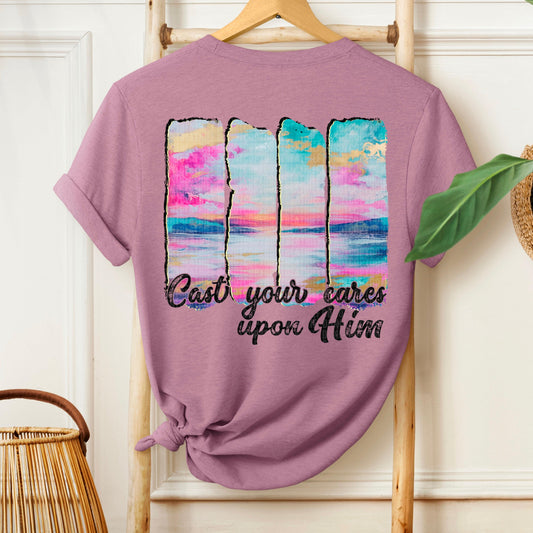 Cast Your Cares Upon Him DTF Transfer