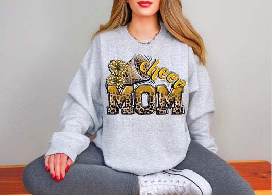 Cheer Mom Gold DTF Transfer