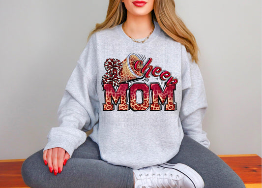 Cheer Mom Maroon DTF Transfer