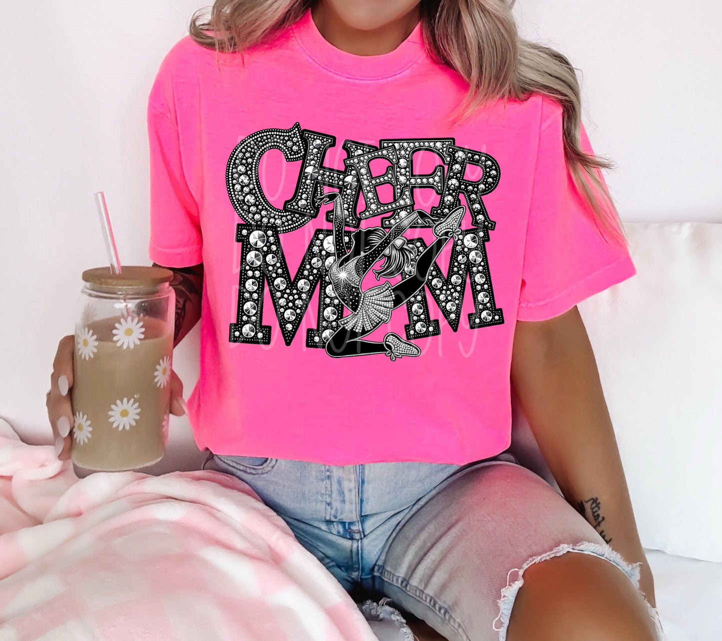 Rhinestone Sporty Mom DTF Transfer
