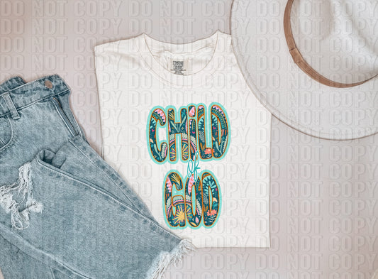 Child Of God Folk Art Rainbows DTF Transfer