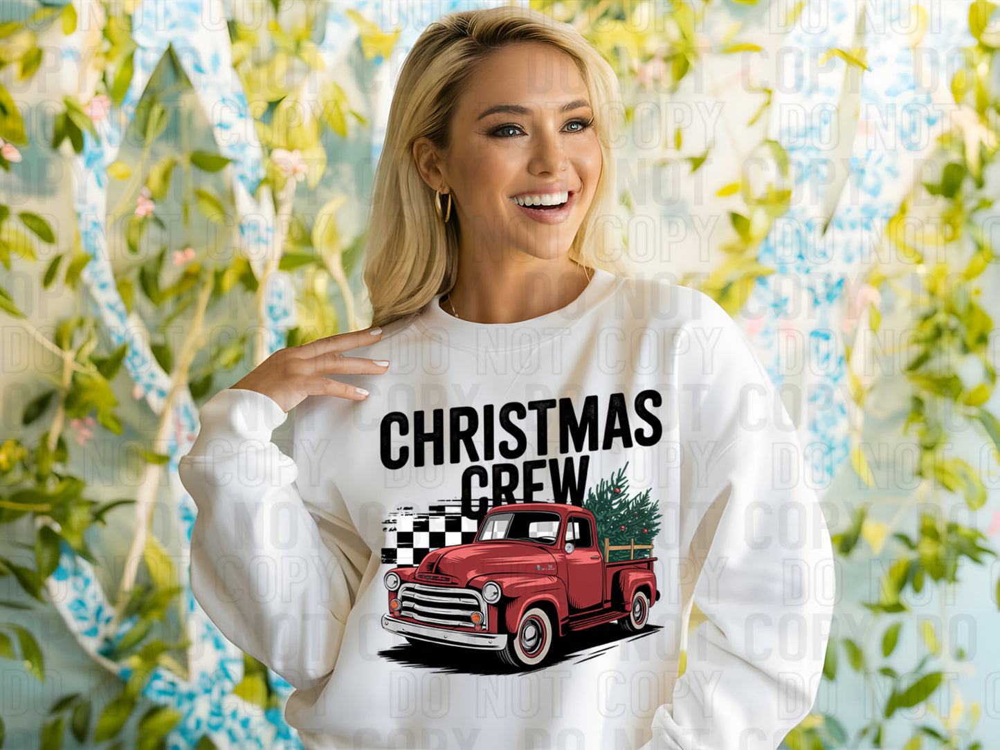 Christmas Crew Truck DTF Transfer