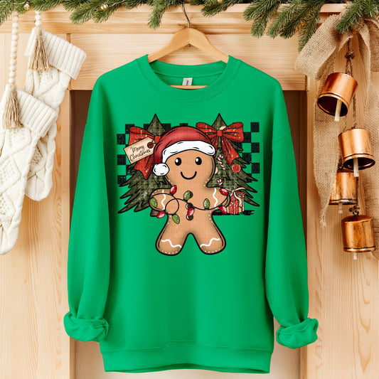 Christmas Gingerbread DTF Transfer