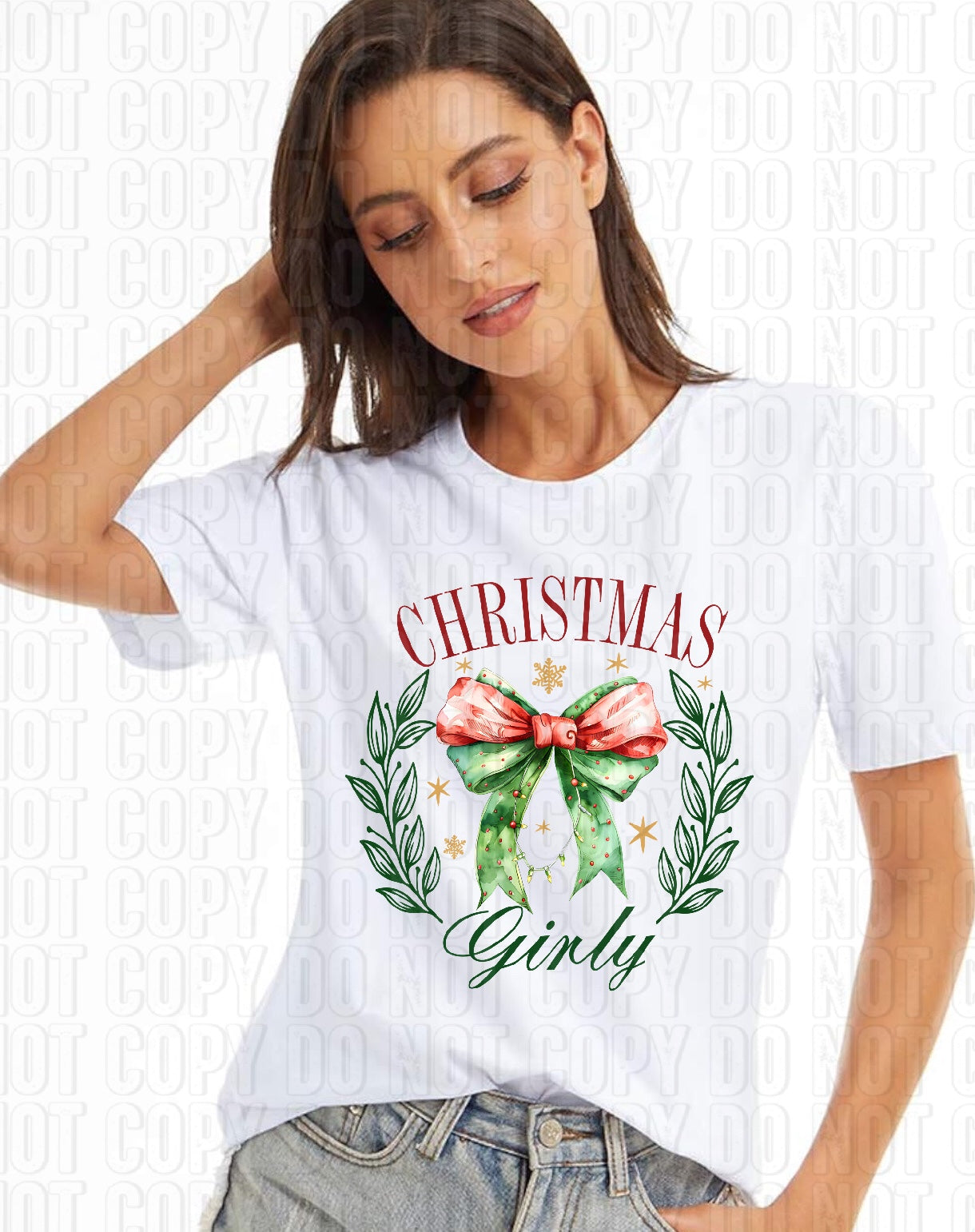 Christmas Girly DTF Transfer