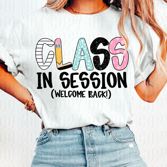 Class In Session DTF Transfer