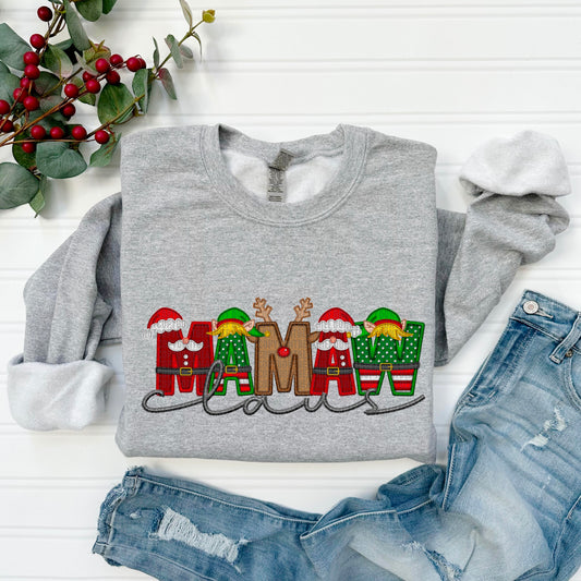 Mamaw Claus DTF Transfer